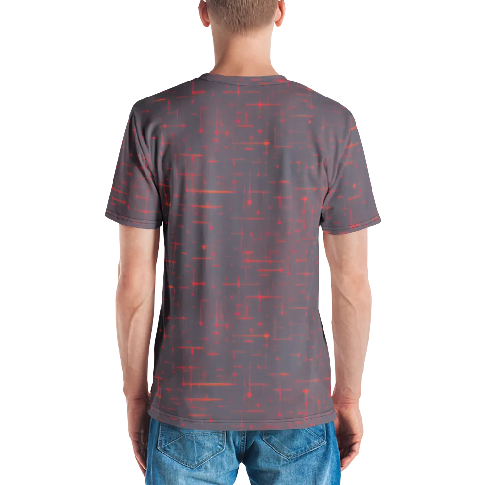 Ember Cipher on Men's Crew Neck T-Shirt — Back