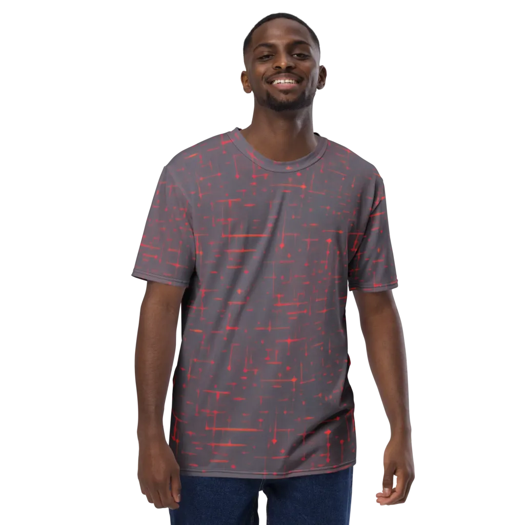Ember Cipher on Men's Crew Neck T-Shirt — Front