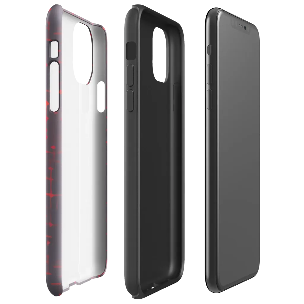 Ember Cipher on Tough Case for iPhone® — Right