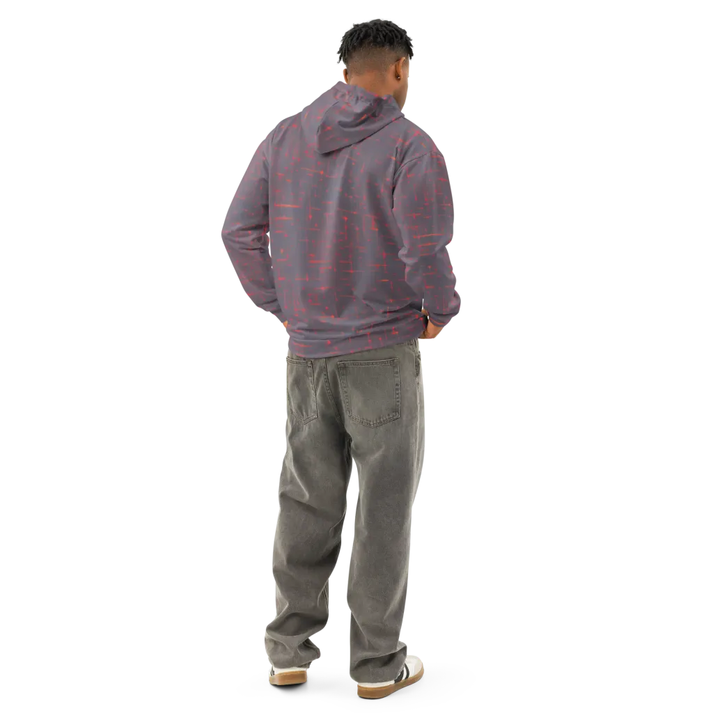 Ember Cipher on Cotton Hoodie — Back