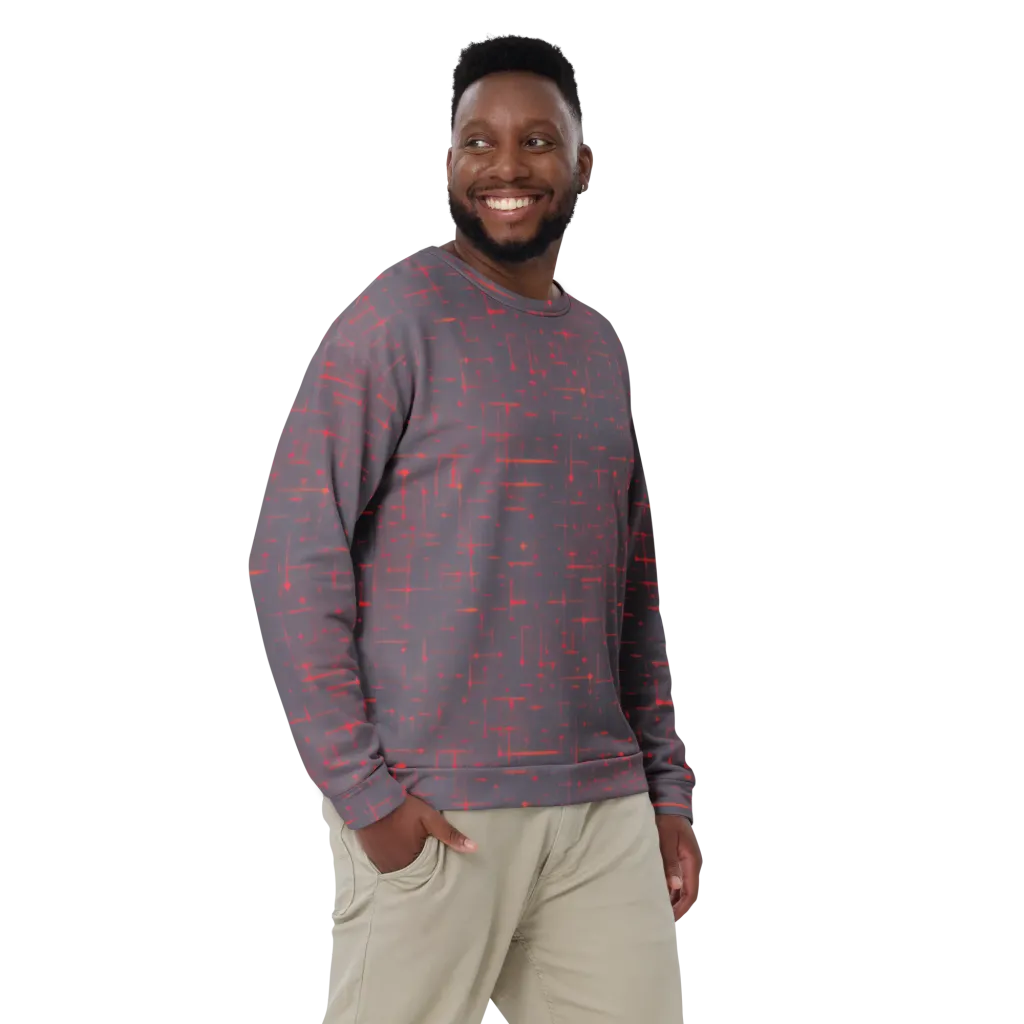 Ember Cipher on Sweatshirt — Front