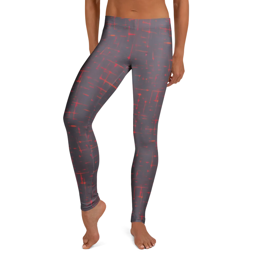 Ember Cipher on Leggings — Front