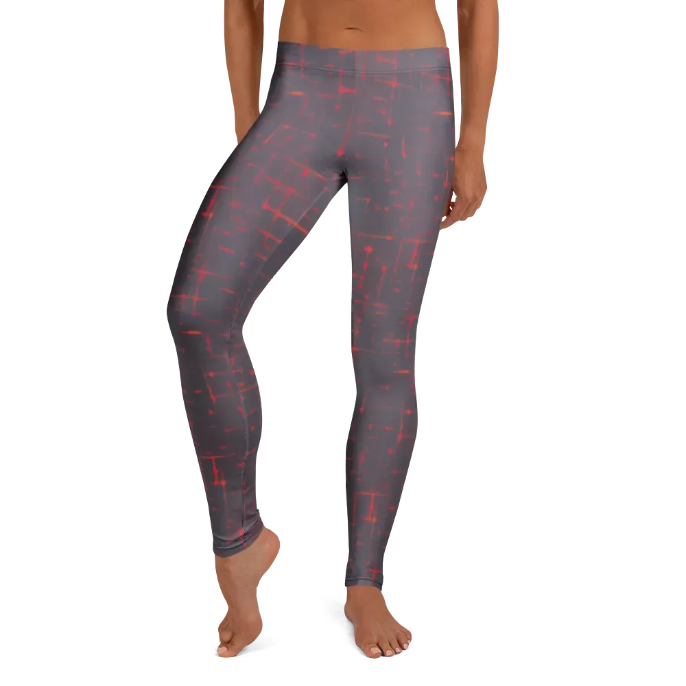 Ember Cipher on Leggings — Front