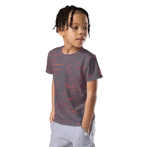 Ember Cipher on a Kids Crew Neck T-Shirt