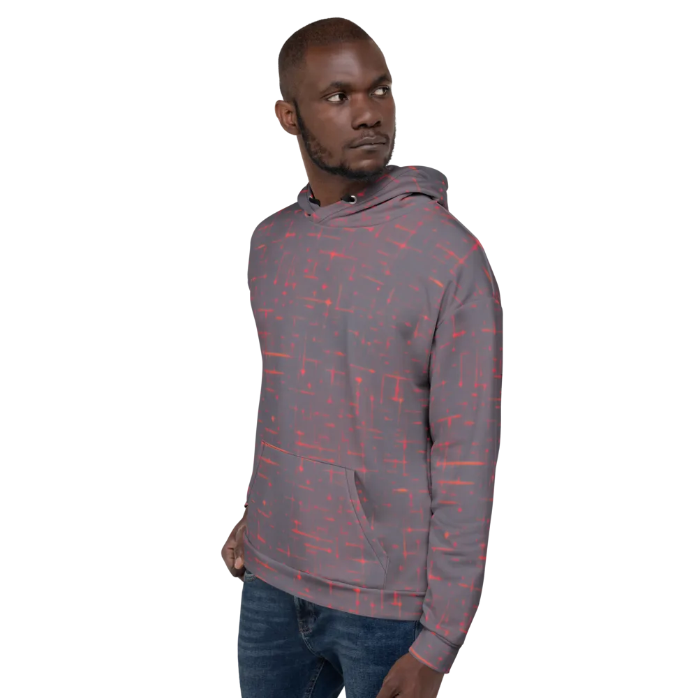 Ember Cipher on Hoodie — Left