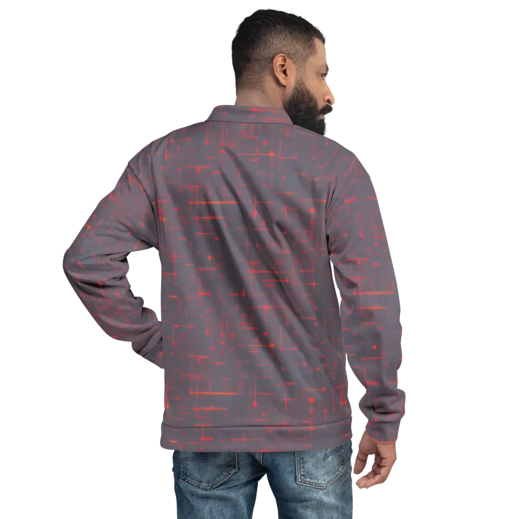 Ember Cipher on Bomber Jacket — Back