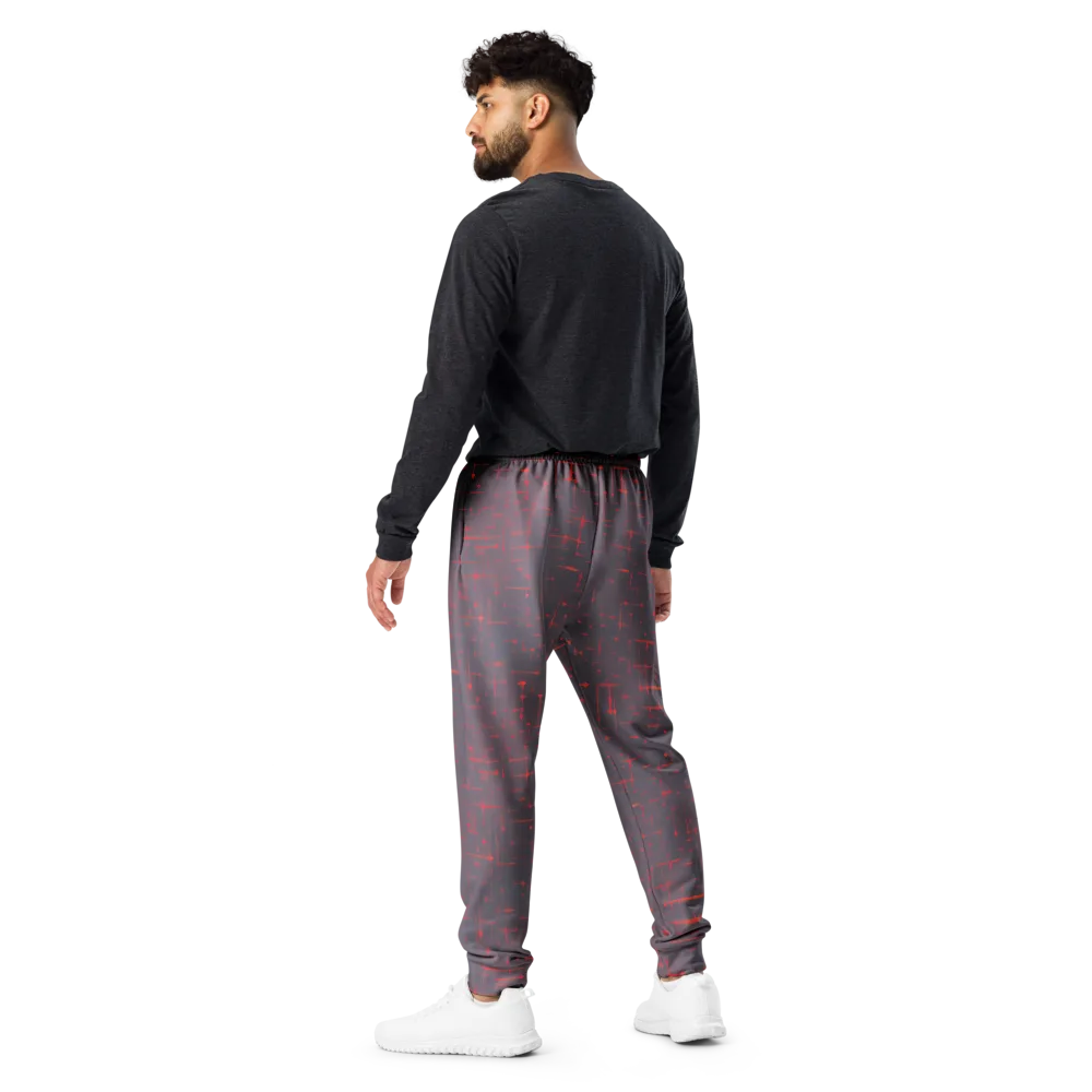 Ember Cipher on Men's Joggers — Back