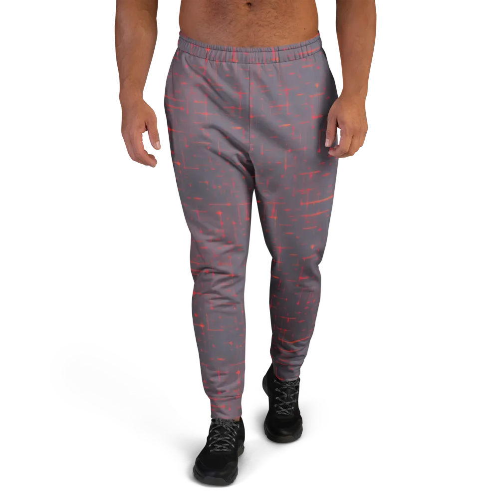 Ember Cipher on Men's Joggers — Front