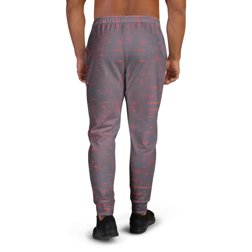 Ember Cipher on Men's Joggers — Back