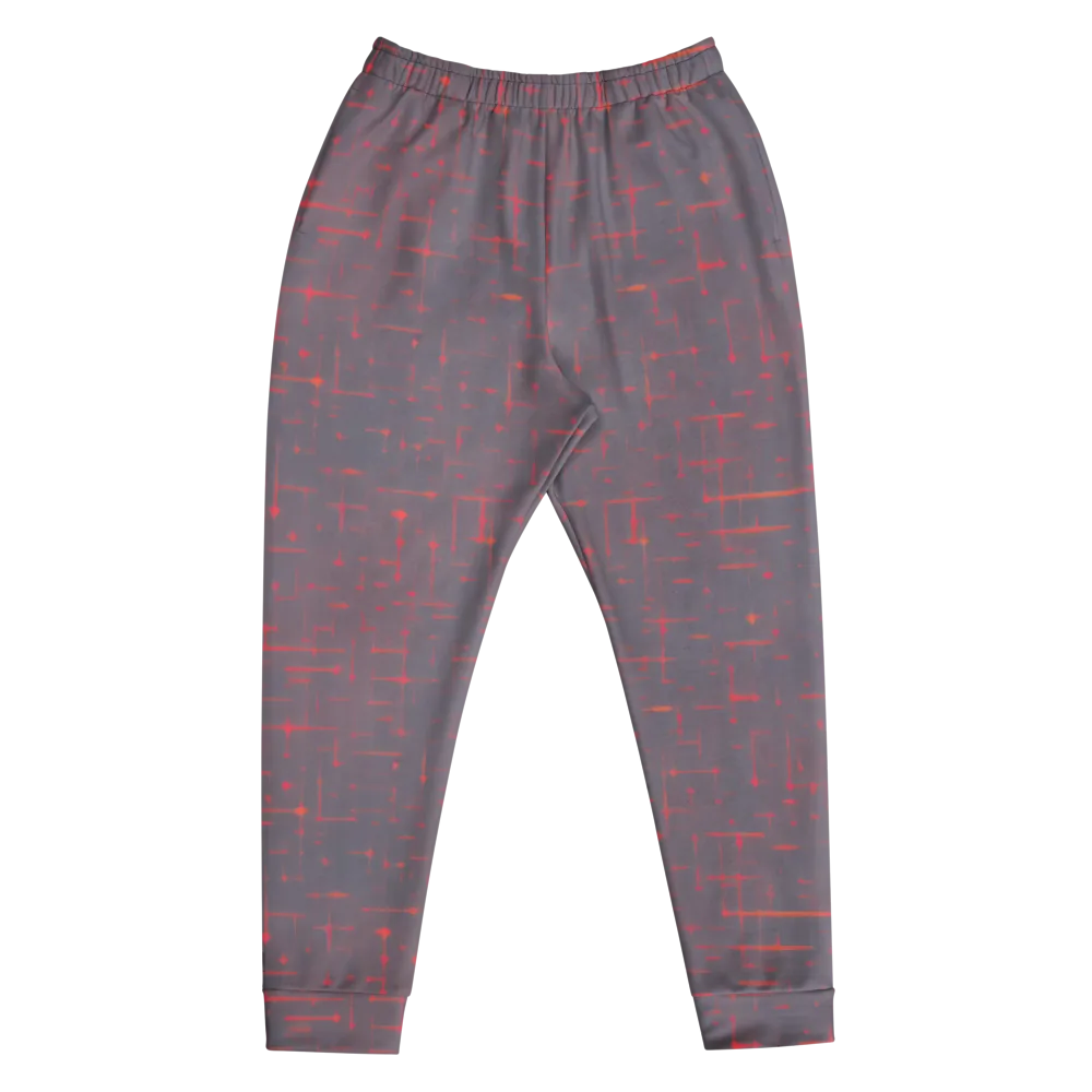 Ember Cipher on Men's Joggers — Front