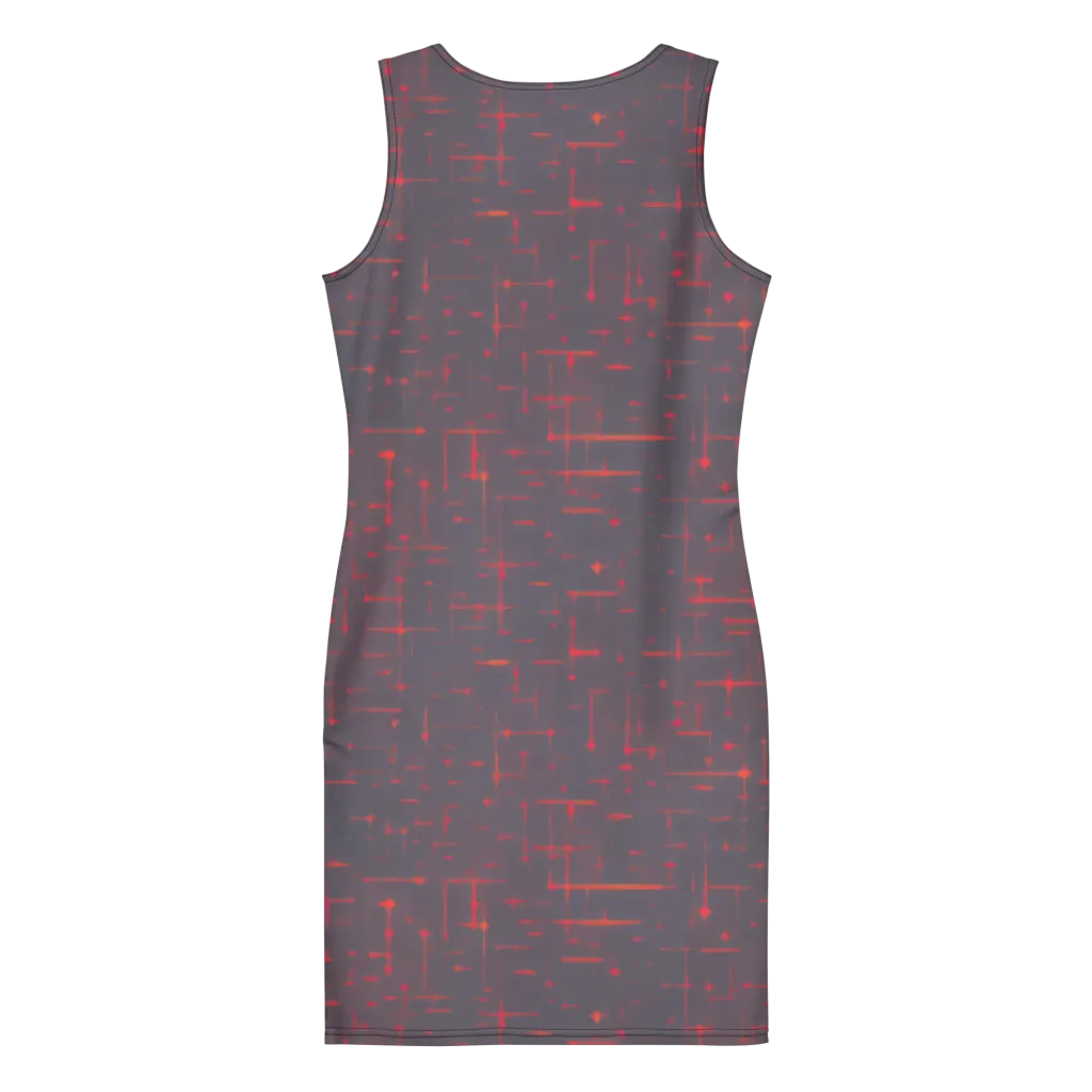 Ember Cipher on Bodycon Dress — Back