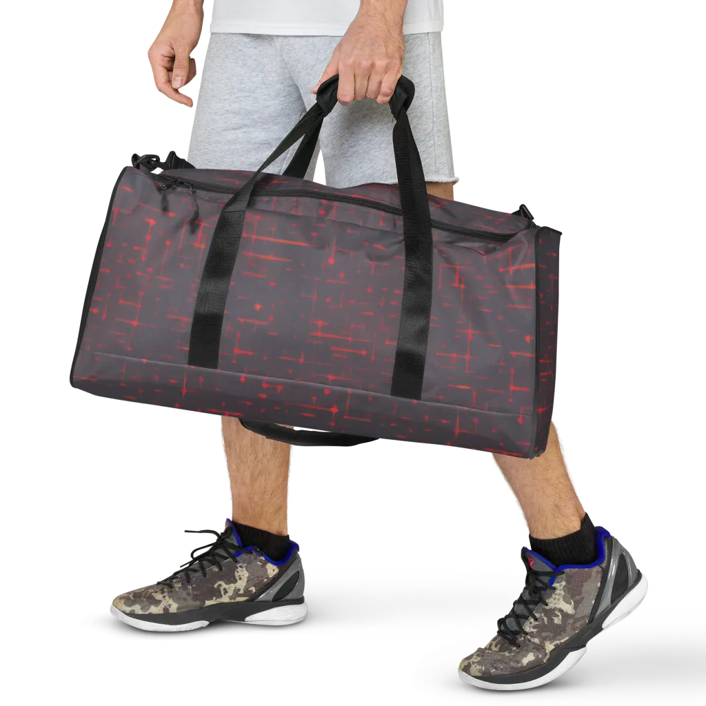 Ember Cipher on Duffle Bag — Front
