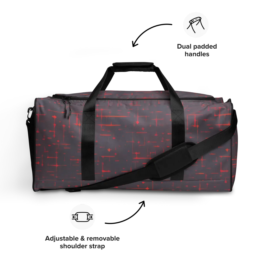 Ember Cipher on Duffle Bag — Front