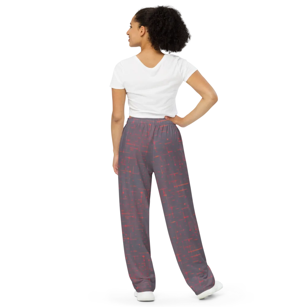 Ember Cipher on Wide-Leg Pants — Back