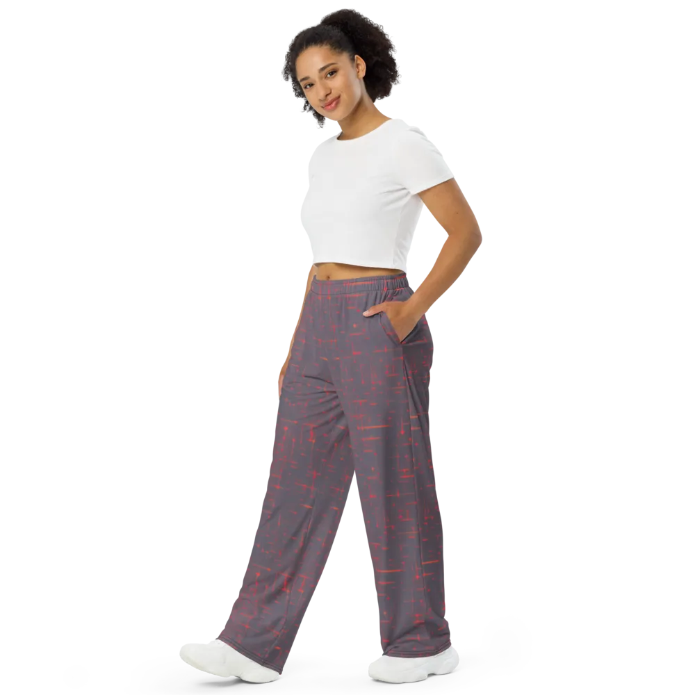 Ember Cipher on Wide-Leg Pants — Left Front