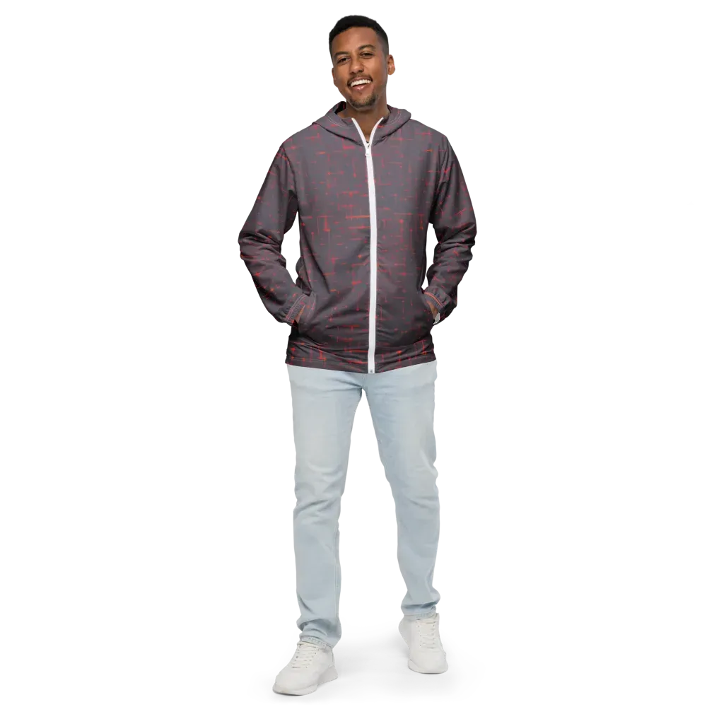 Ember Cipher on Men's Windbreaker — Front