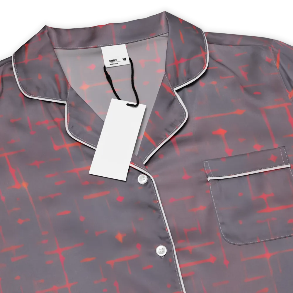 Ember Cipher on Women's Short Sleeve Pajama Top — Product details
