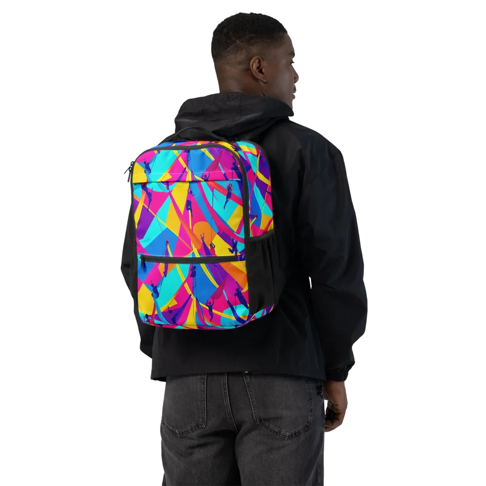 Chromatic Aerial on Utility Backpack — Back
