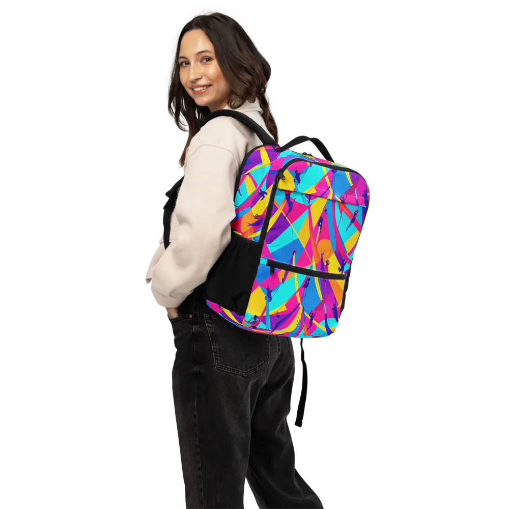 Chromatic Aerial on Utility Backpack — Back