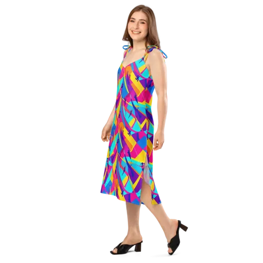 Chromatic Aerial on a Slip Dress