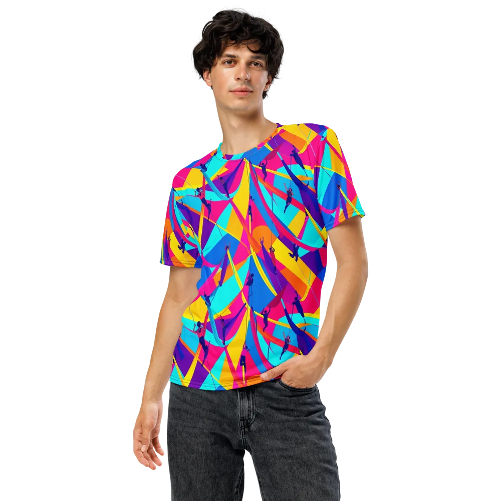 Chromatic Aerial on Men's Crew Neck T-Shirt — Front