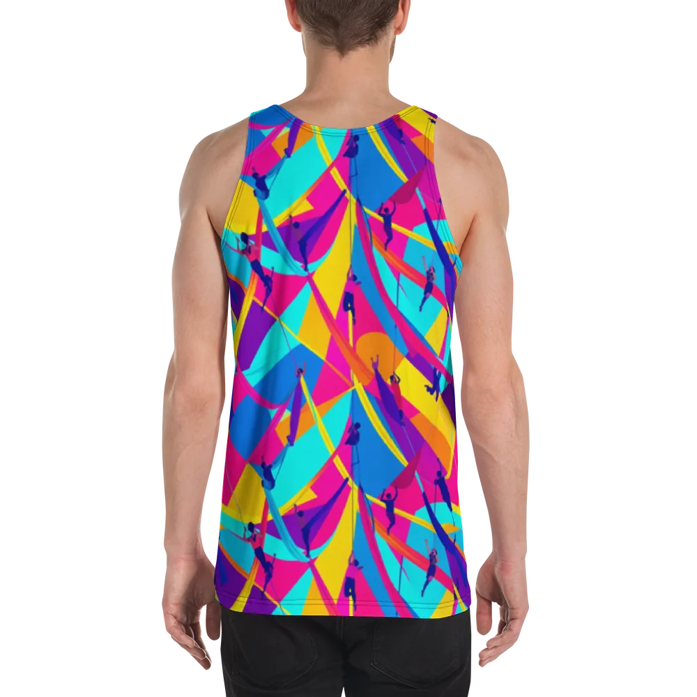 Chromatic Aerial on Men's Tank Top — Back