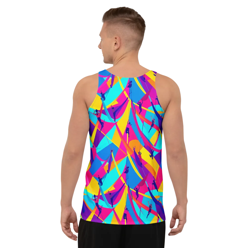 Chromatic Aerial on Men's Tank Top — Back