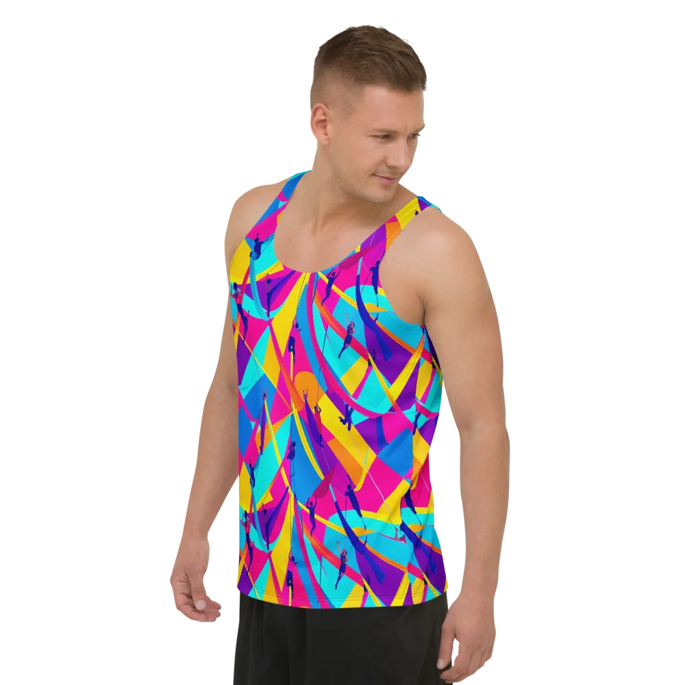 Chromatic Aerial on Men's Tank Top — Left Front
