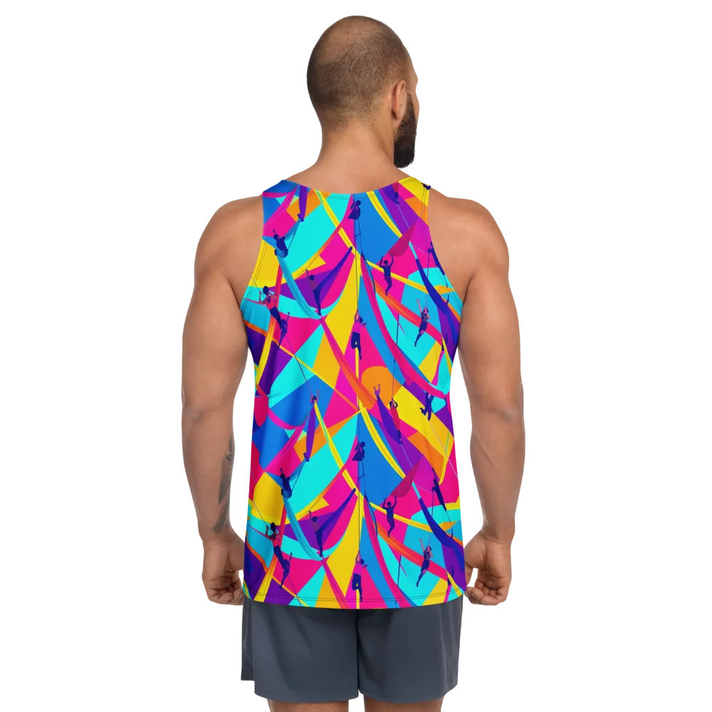 Chromatic Aerial on Men's Tank Top — Back