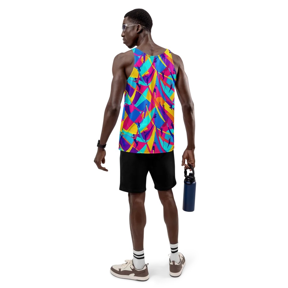 Chromatic Aerial on Men's Tank Top — Back