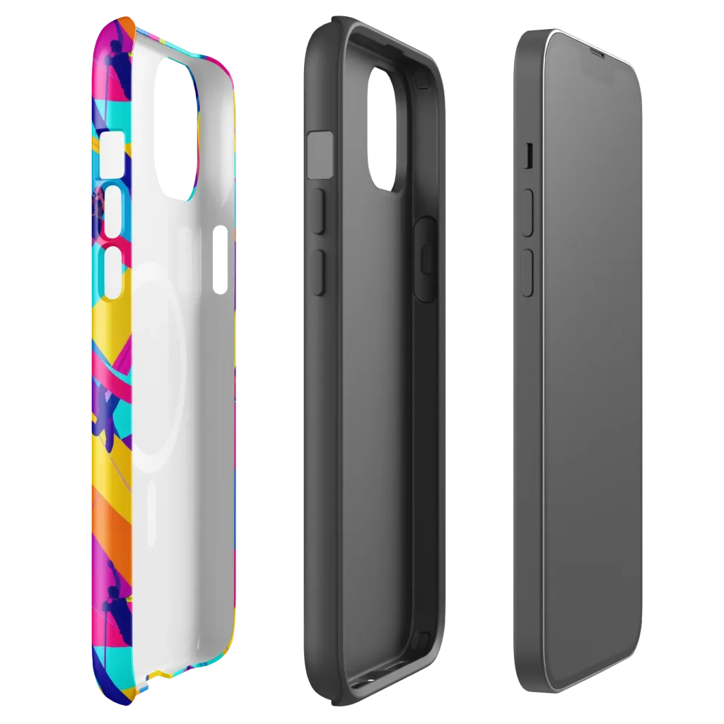 Chromatic Aerial on MagSafe Tough Case for iPhone® — Front