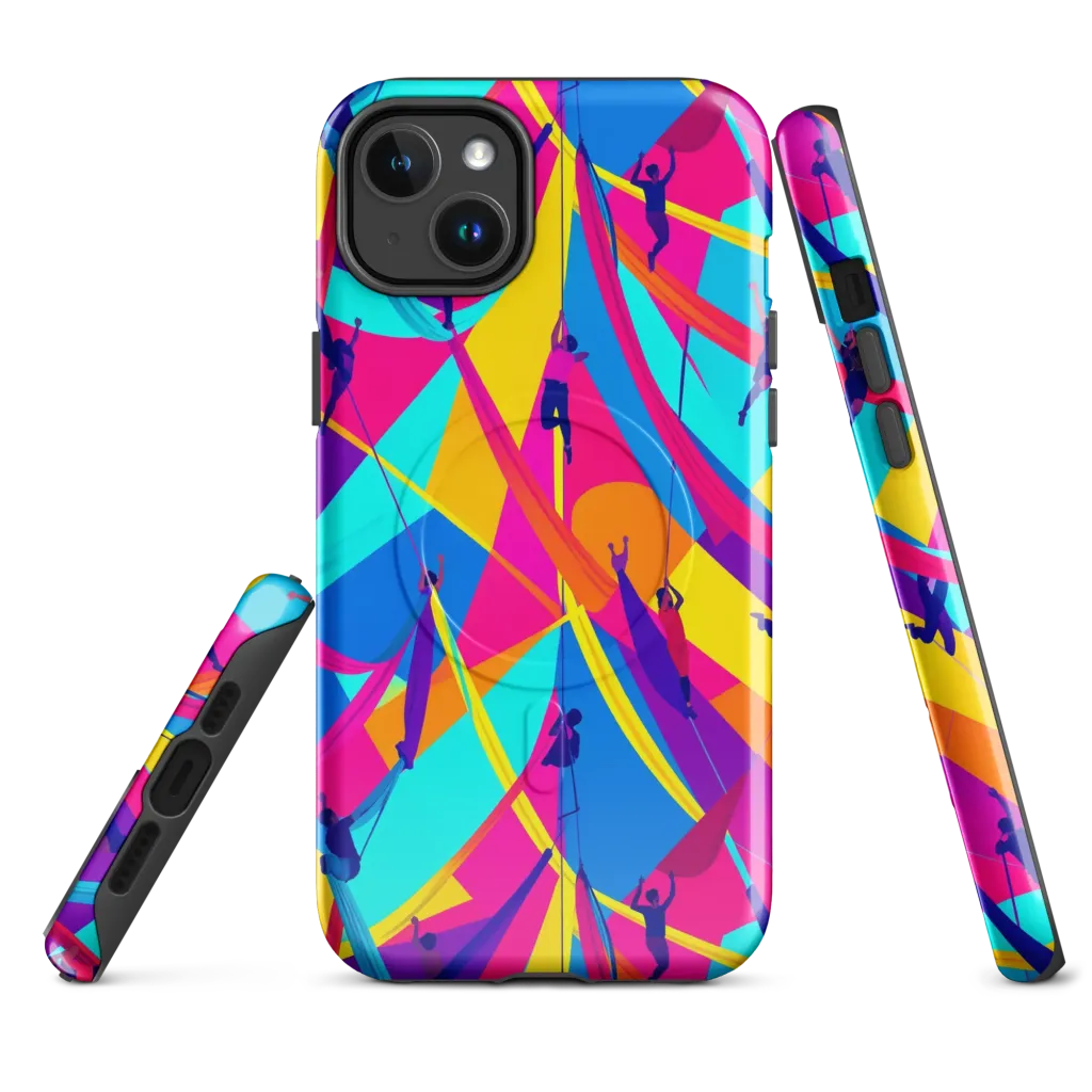 Chromatic Aerial on MagSafe Tough Case for iPhone® — Front