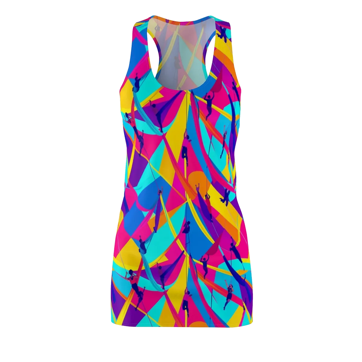 Chromatic Aerial on Racerback Dress — Front