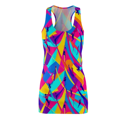 Chromatic Aerial on a Racerback Dress