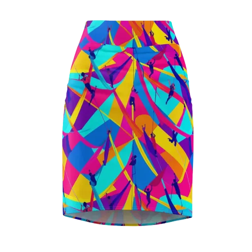 Chromatic Aerial on a Pencil Skirt