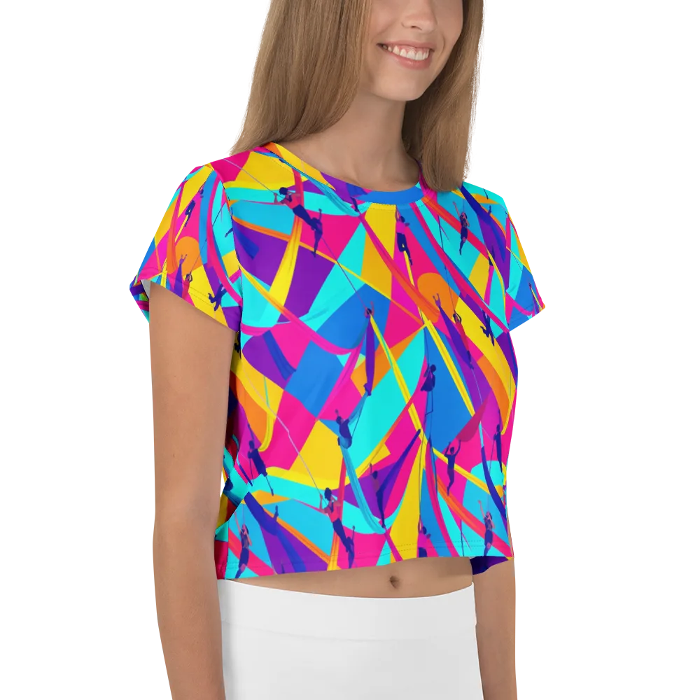 Chromatic Aerial on Crop Tee — Right