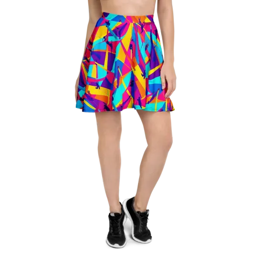 Chromatic Aerial on a Skater Skirt