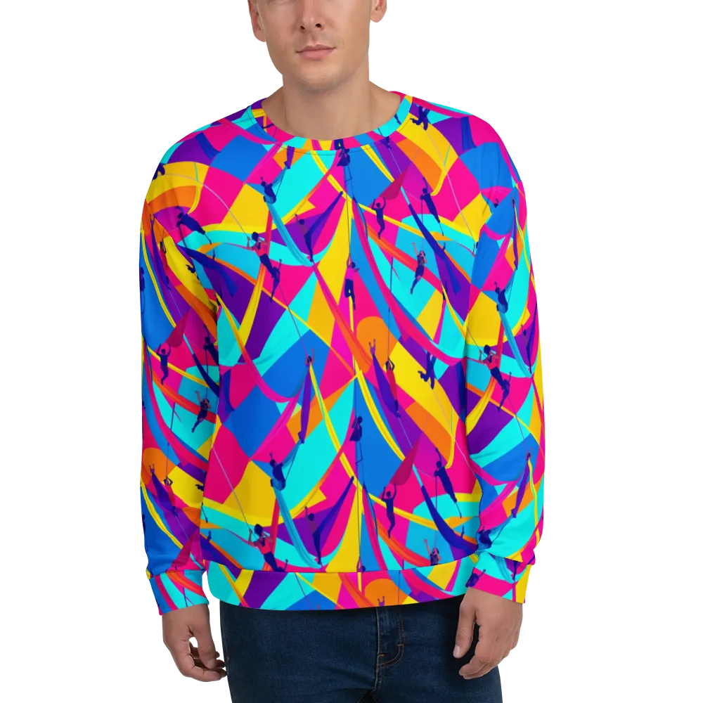 Chromatic Aerial on Sweatshirt — Front