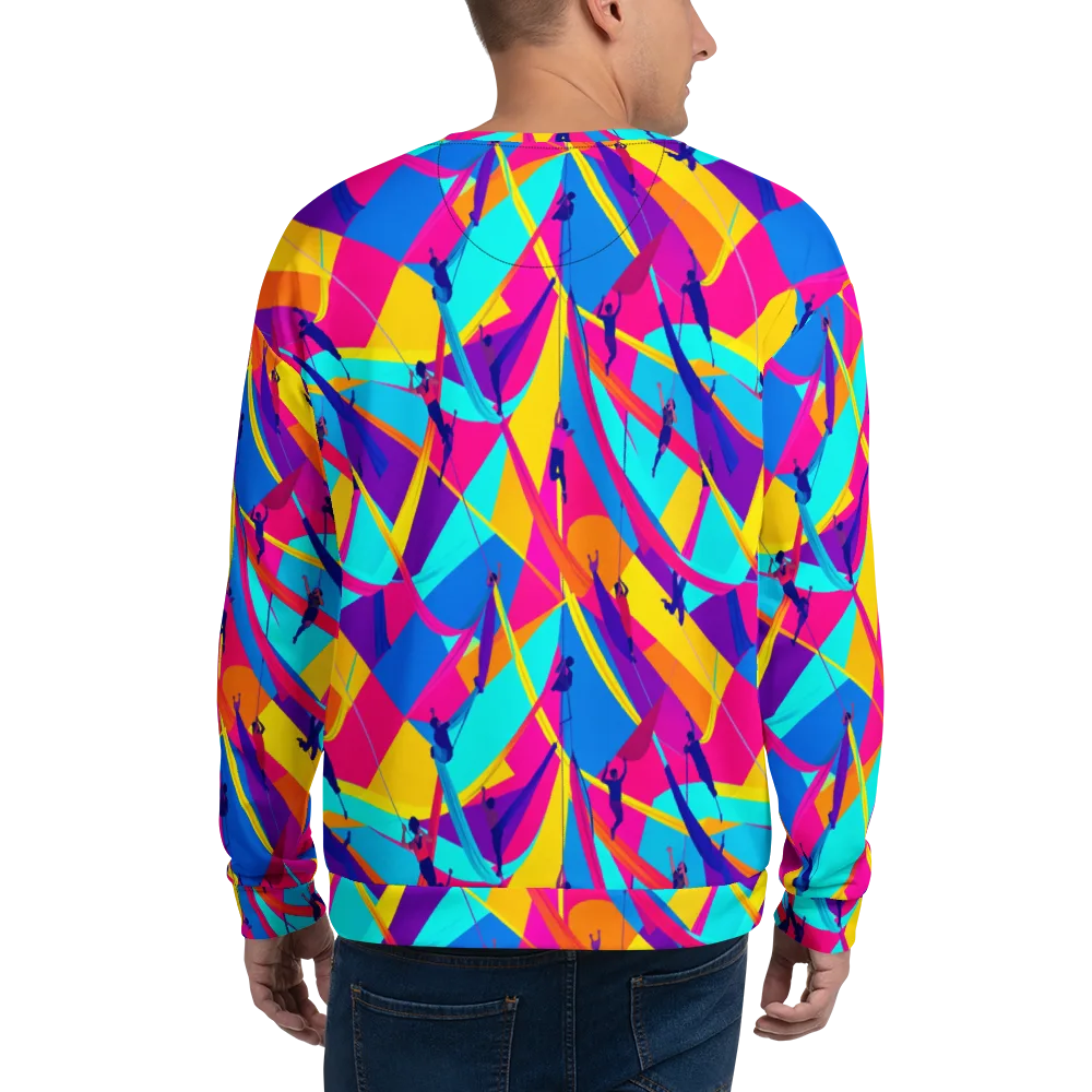 Chromatic Aerial on Sweatshirt — Back