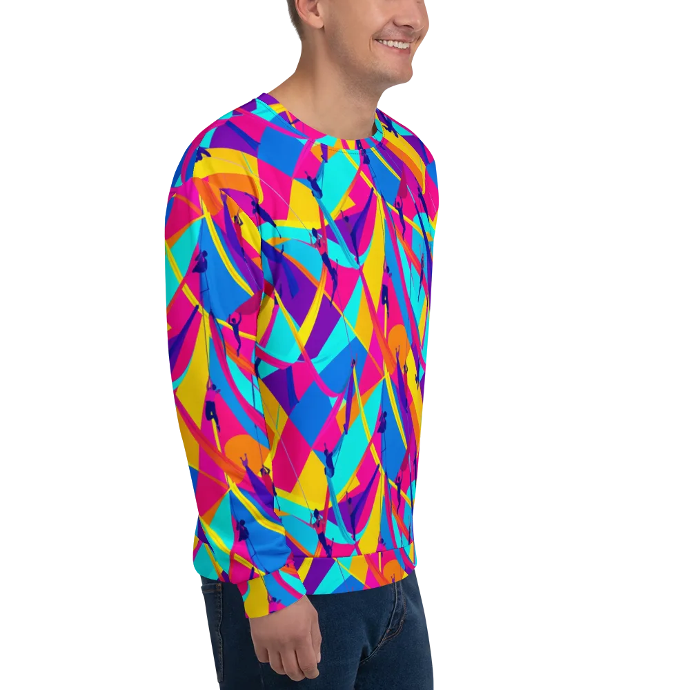 Chromatic Aerial on Sweatshirt — Right Front