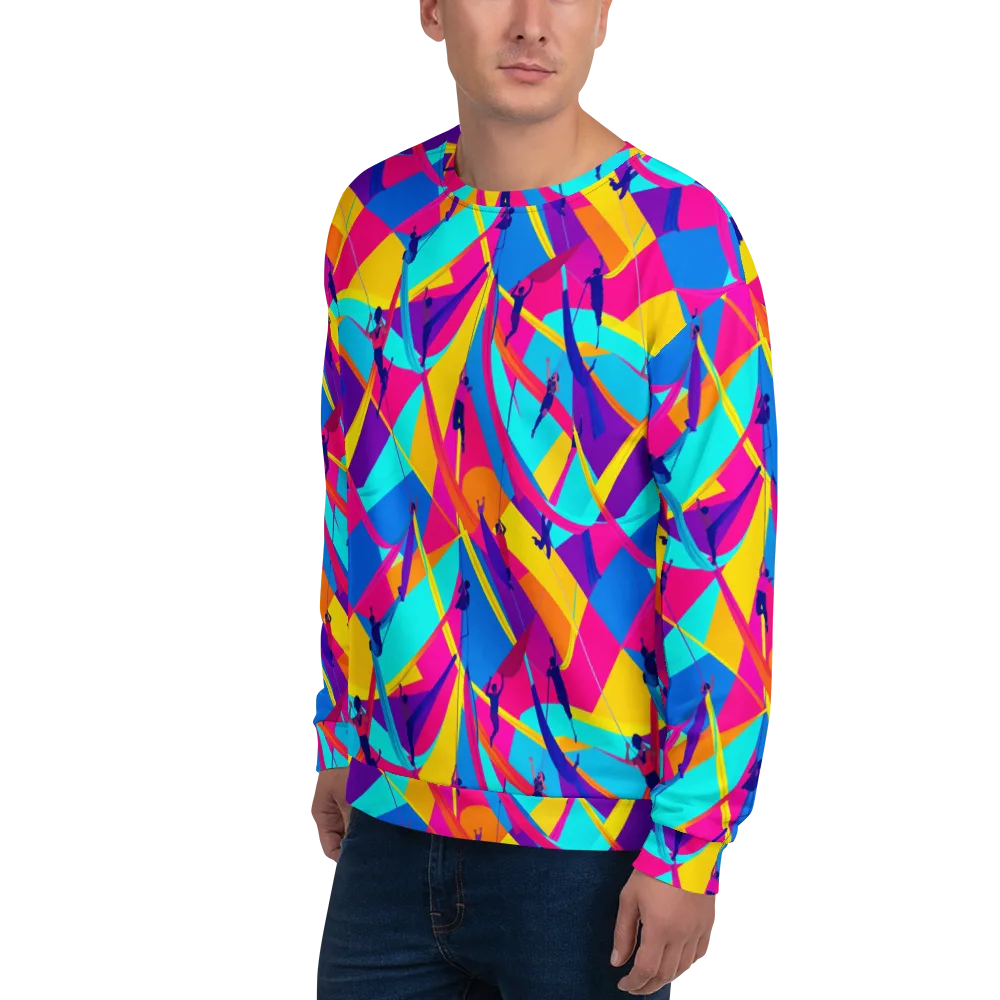 Chromatic Aerial on Sweatshirt — Left Front