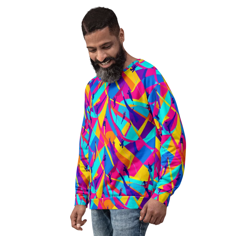 Chromatic Aerial on Sweatshirt — Left Front