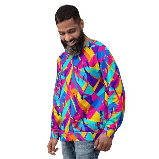 Chromatic Aerial on a Sweatshirt