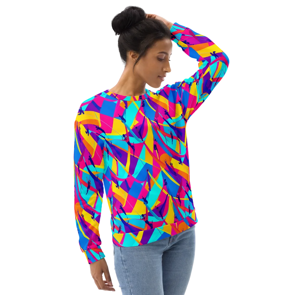 Chromatic Aerial on Sweatshirt — Right Front
