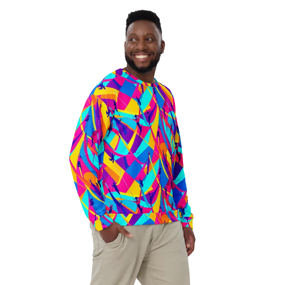 Chromatic Aerial on Sweatshirt — Front
