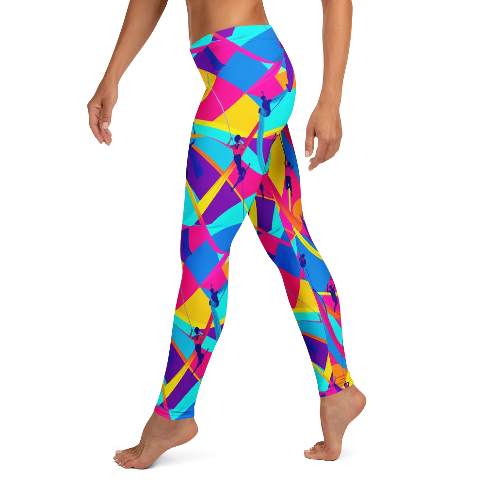Chromatic Aerial on Leggings — Left