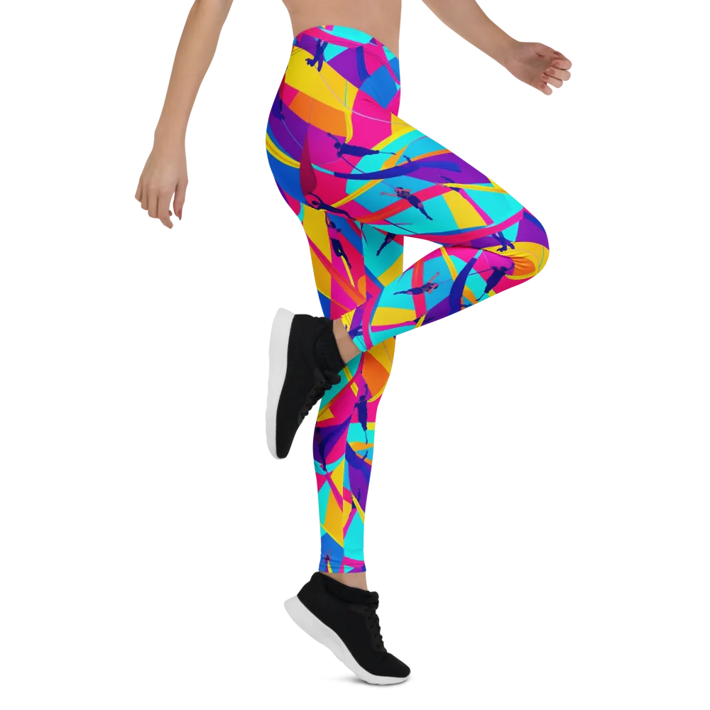 Chromatic Aerial on Leggings — Right