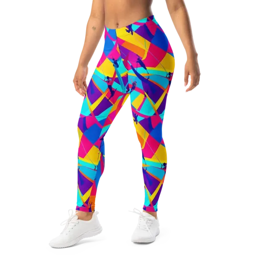 Chromatic Aerial on a Leggings