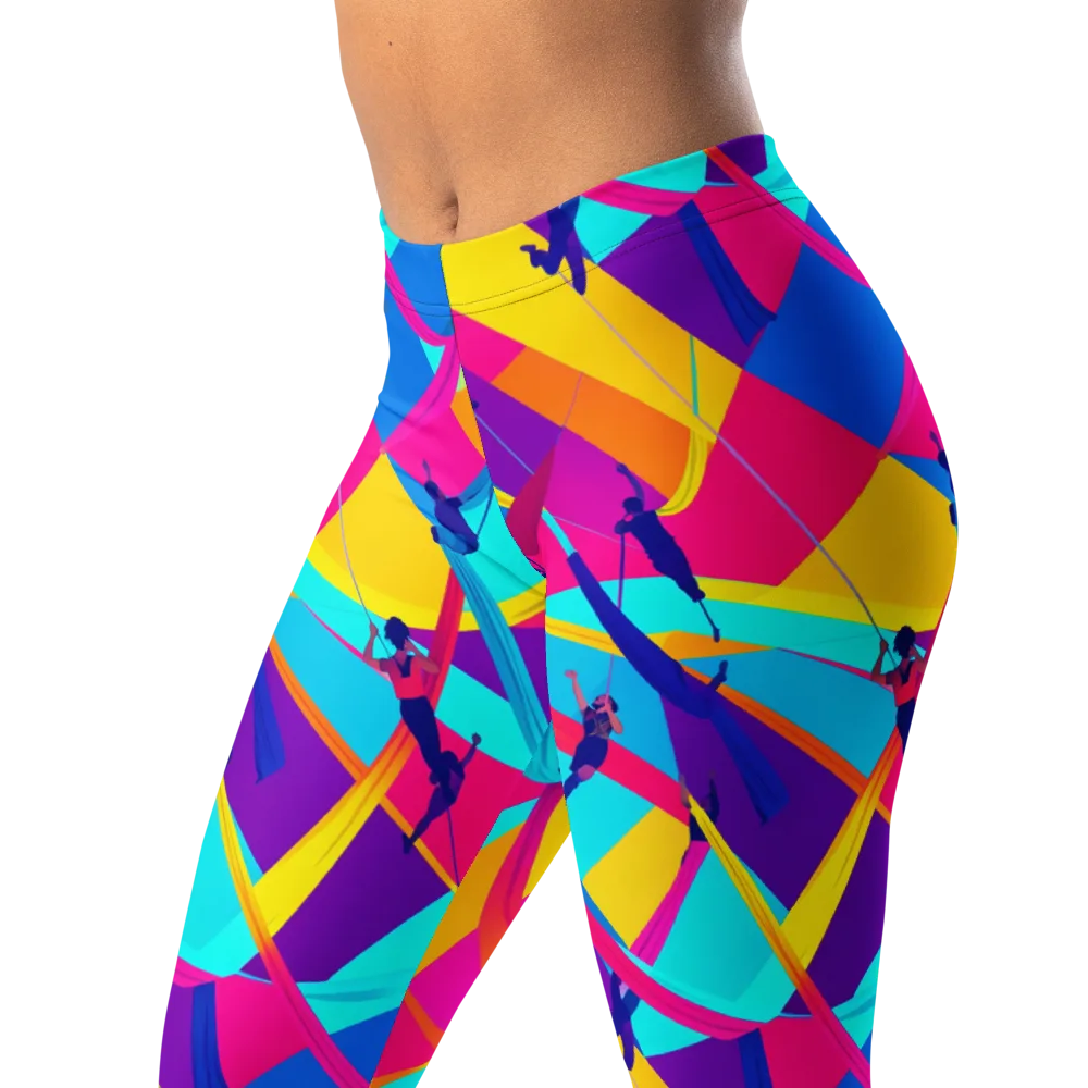 Chromatic Aerial on Leggings — Left Front
