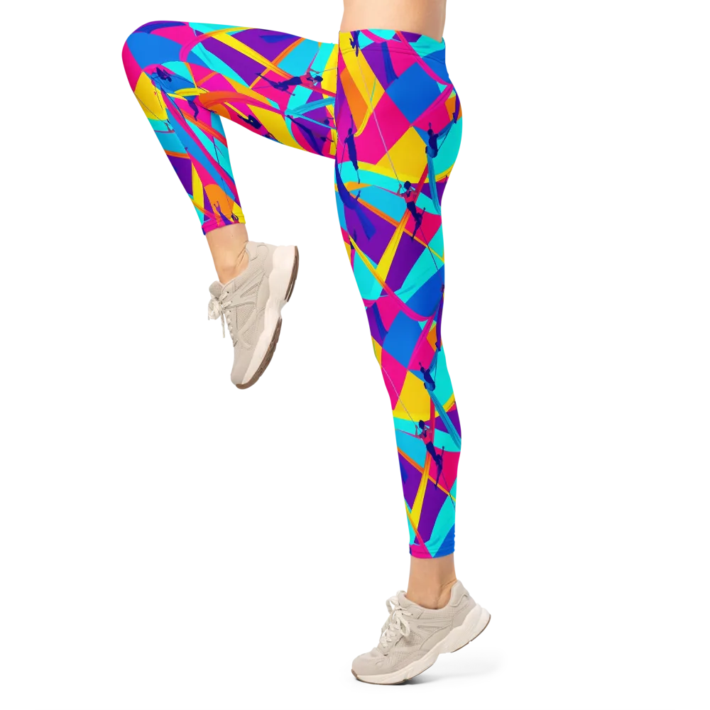 Chromatic Aerial on Leggings — Left